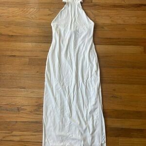 Vici White Halter Maxi Dress